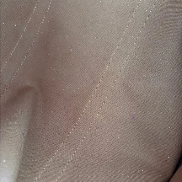 Louis Vuitton Brown Monogram Canvas Travel Duffel with Tan Leather Trim - Picture 10 of 12